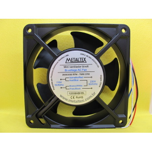 12038ABHSL - VENTILADOR 120X120X38MM  - 115/230VCA - BUCHA - 2600/3000RPM