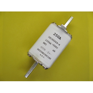 RF250E100C1B0 - Fusível NH1 250A 500V 100kA aR
