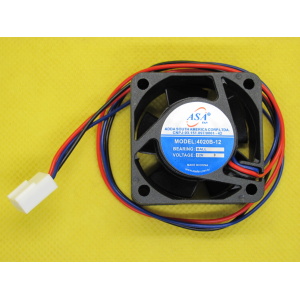 4020B-12 - Ventilador 40mm x 40mm x 20mm 12VCC, 3 fios, mancal com rolamento